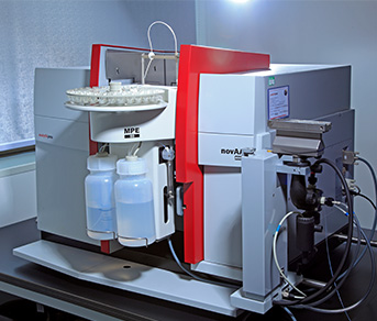 Atomic absorption spectrometer in Jena, Germany